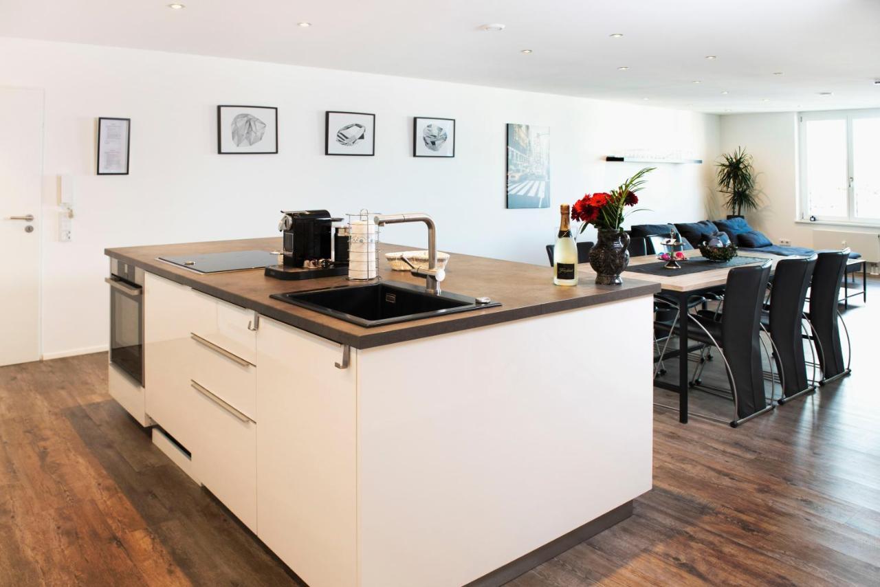 Luxus Suite Im Herzen Von Kempten***** +Parkplatz Exterior photo